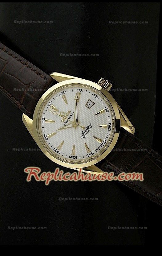 Omega Seamaster Co-Axial Chrnometer Montre en Or
