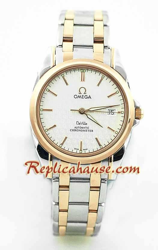 Omega SeaMaster DeVille Montre Suisse Replique - Pink d' or