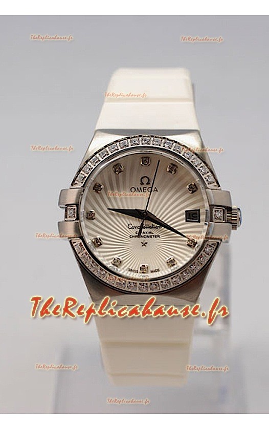 Omega Constellation REPRODUCTION Montre Pour Femme - Boitier en Acier - 35MM