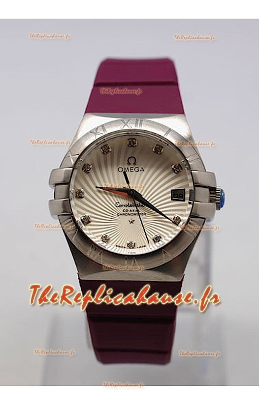 Omega Constellation REPRODUCTION Montre Pour Femme - Boitier en Acier - 35MM