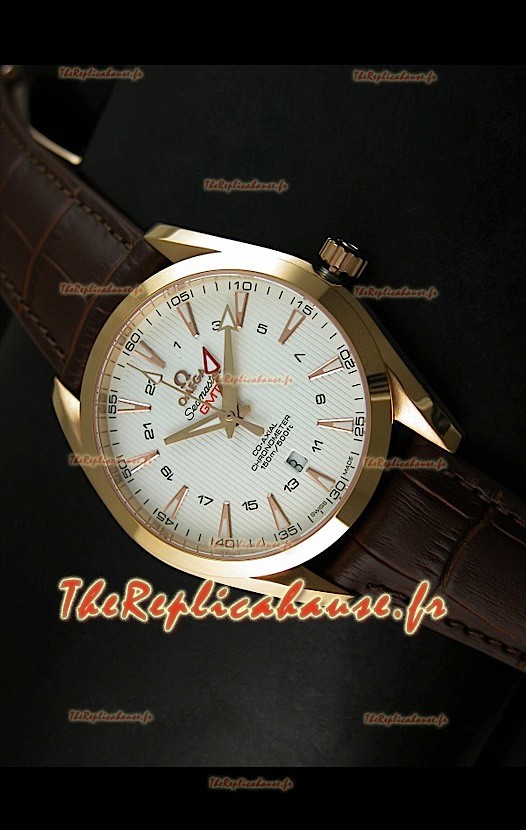 Omega Seamaster Aquaterra Calendrier Annuel GMT Reproduction Montre Suisse