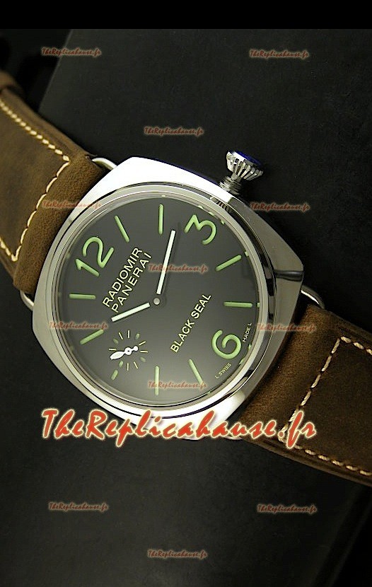 Panerai Radiack Black Seal PAM183 Edition SuperLume Reproduction Montre Suisse Copie Exacte 1:1