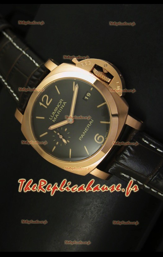 Réplique de montre suisse Panerai Luminor Marina PAM393 - Édition miroir 1:1