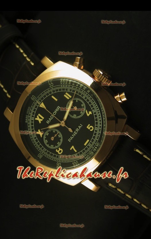 Montre chronographe en or rose Panerai Radiomir PAM519 1940