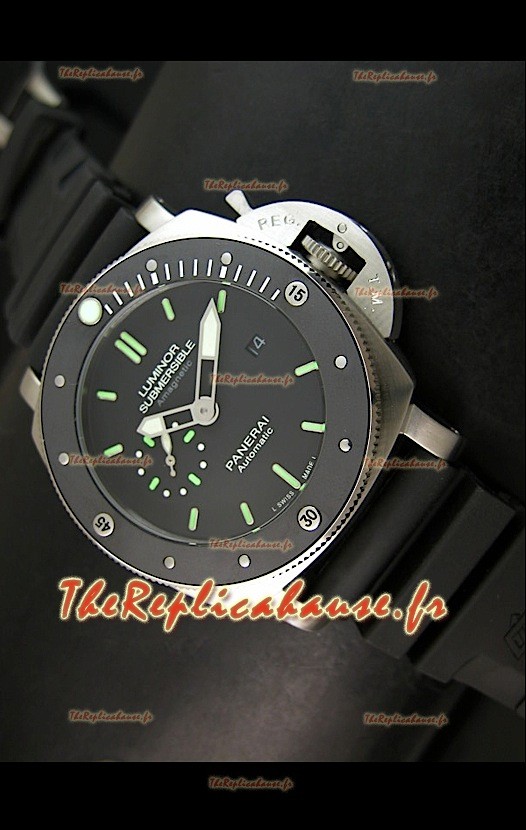 Panerai Luminor Submersible PAM389 Reproduction Montre Japonaise Acier Inoxydable
