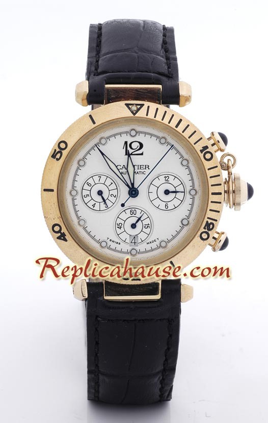 Cartier Replique De Pasha - d' or Montre