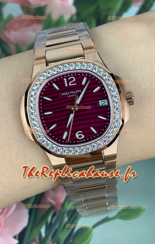 Patek Philippe Nautilus 7010/1R-013Montre Super Clone en Or Rose