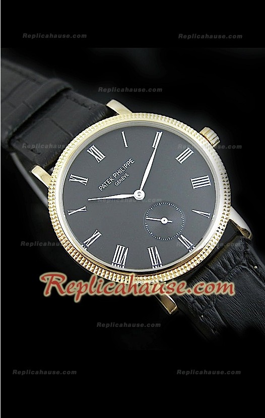 Patek Philippe Calatrava Montre Réplique Japonaise Or Jaune