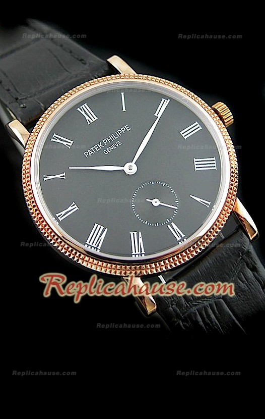 Patek Philippe Calatrava Montre Réplique Japonaise Or Rose