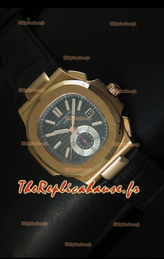 Patek Philippe Nautilus 5980 avec cadran marron - Réplique miroir ultime 1:1
