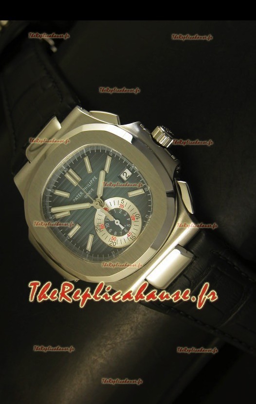 Patek Philippe Nautilus 5980 avec cadran bleu - Réplique miroir ultime 1:1