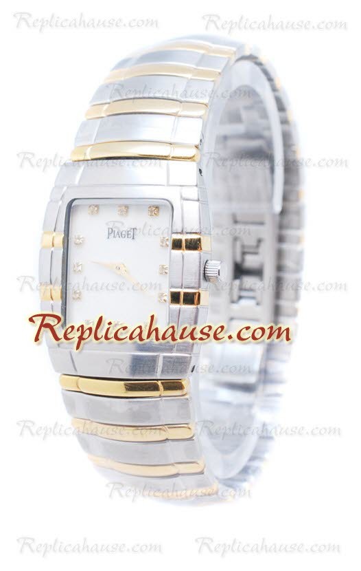 Piaget Tonneau Limelight Two Tone Diamonds Montre