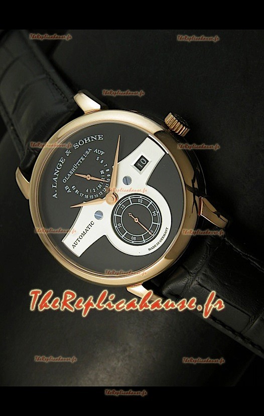 Alange Sohne Edition Zeitwerk Montre Japonaise Cadran Noir