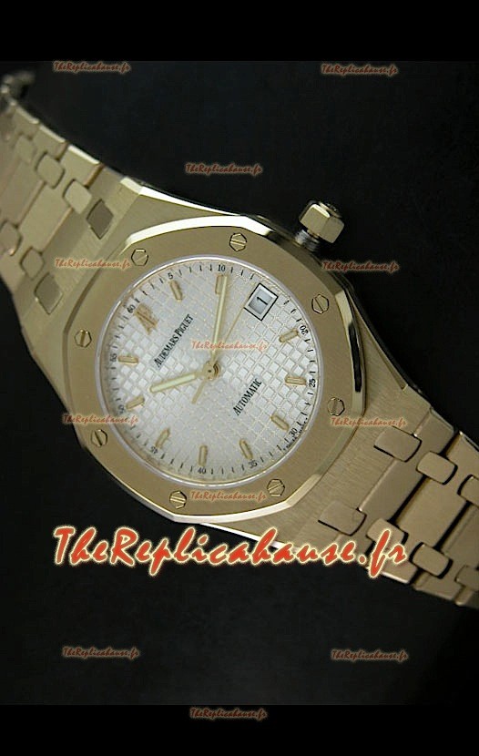 Audemars Piguet Royal Oak Montre Suisse Placage en Or - REPRODUCTION EXACTE