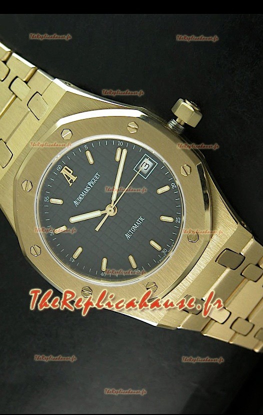 Audemars Piguet Royal Oak Montre Suisse Placage en Or - REPRODUCTION EXACTE