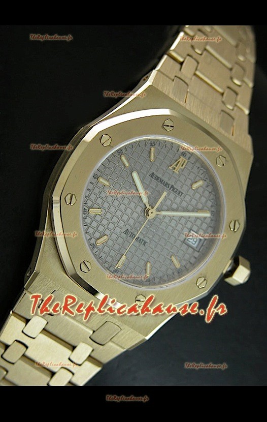 Audemars Piguet Royal Oak Montre Suisse Placage en Or - REPRODUCTION EXACTE