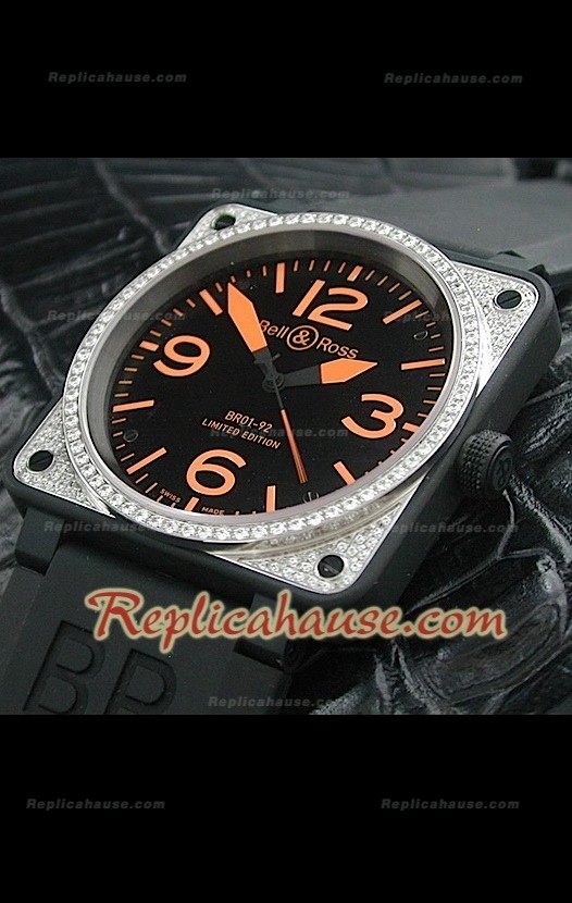 Bell and Ross BR01-92 PVD Swiss Montre