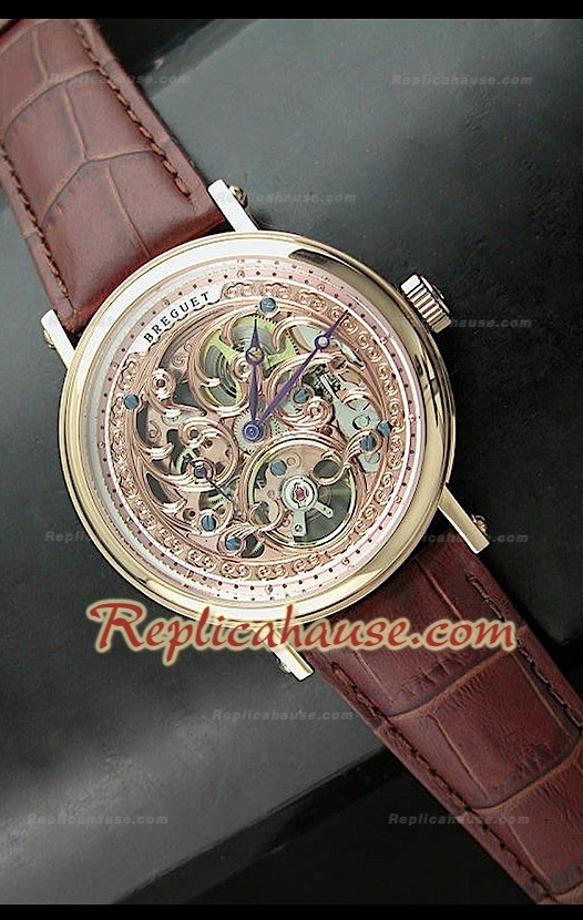 Breguet Japanese Skeleton Montre en Or