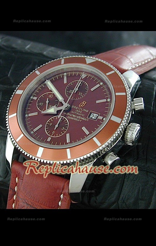 Breitling SuperOcean Swiss Montre en Marron 