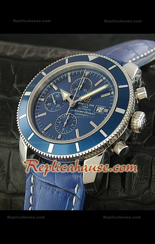 Breitling SuperOcean Swiss Montre en Bleu 