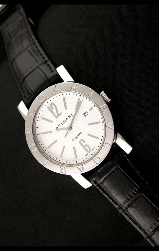 Bvlgari Bvlgari Montre Japonaise avec Cadran Blanc