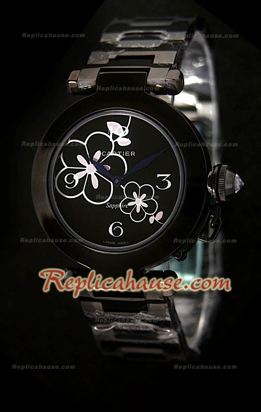 Pasha De Cartier Japanese Montre avec Couche PVD