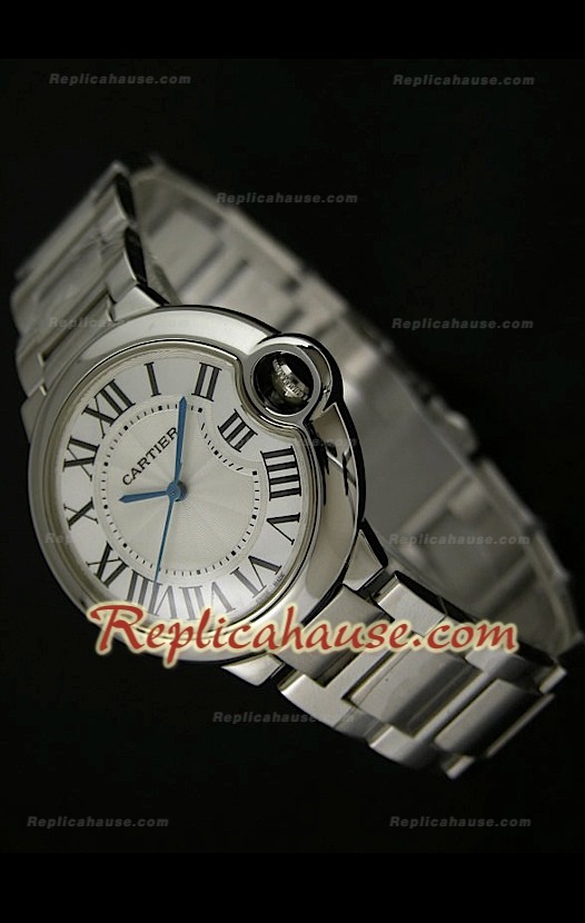Ballon De Cartier Swiss Replica Montre - Taille Moyenne - 38 mm