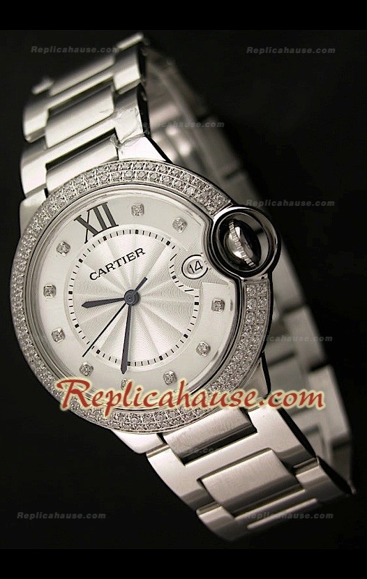 Ballon De Cartier Mid Sized Quartz Montre - 36 mm
