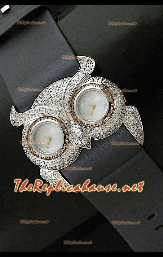 Chopard Animal World Femmes Owl Montre en Acier Inoxydable