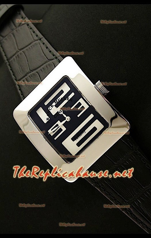 Franck Muller Infinity Femmes Replica Montre avec Chiffres Arabes en Blanc