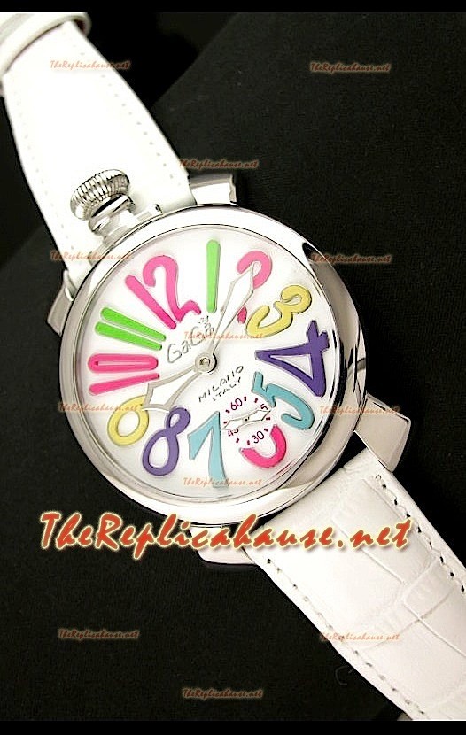 GaGa Milano Manuale Montre en Acier - 48 mm 