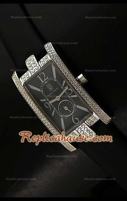 Harry Winston Avenue C Black Pearl Cadran
