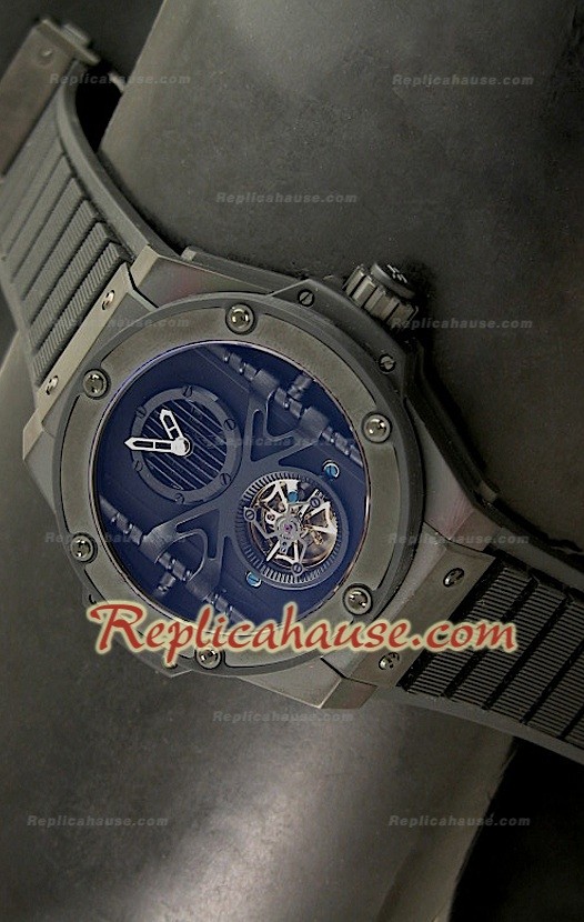 Hublot Big Bang King Power Tourbilon Japanese Replica Montre avec PVD 