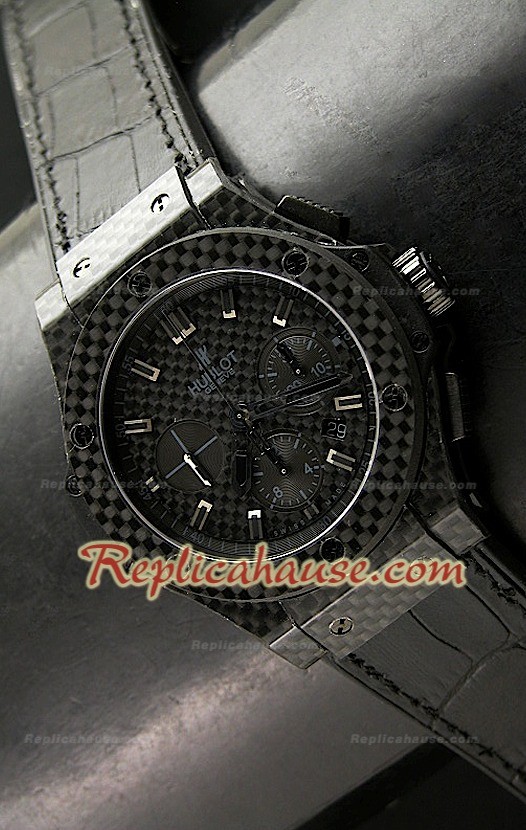 Hublot Big Bang All Carbon Swiss Replica Montre