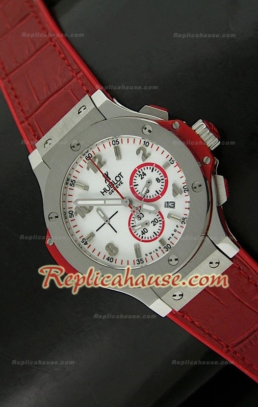 Hublot Big Bang Swiss Quartz Montre - 38MM en Rouge