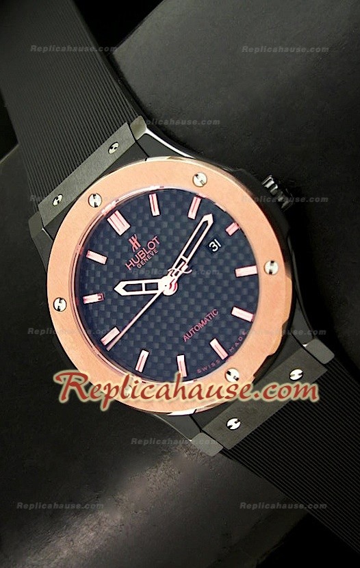 Hublot Big Bang Fusion Swiss Replica Montre avec Boîtier en Céramique