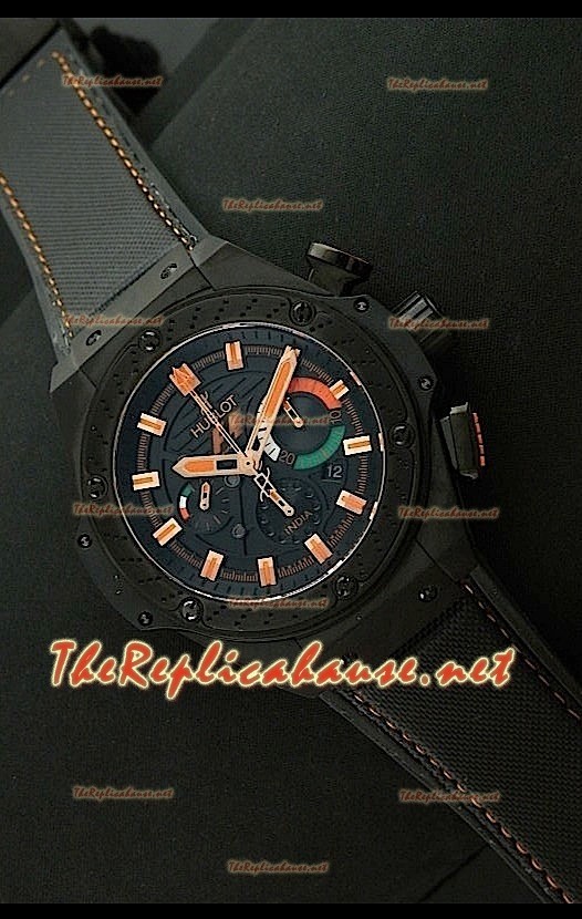 Hublot Big Bang King Power Formula 1 INDIA Edition Montre Suisse avec PVD