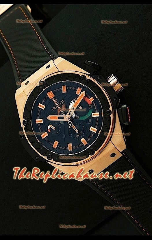 Hublot Big Bang King Power Formula 1 INDIA Edition Montre Suisse en Or Rose