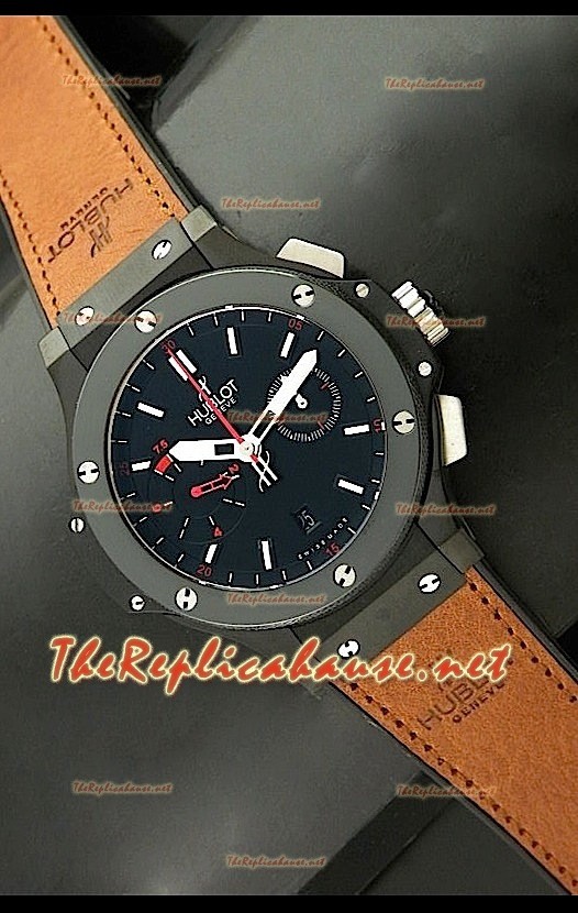 Hublot Big Bang Chukker Bang Montre Suisse avec Boîtier Recouvert de PVD