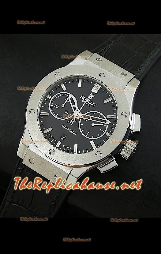 Hublot Classic Fusion Swiss Montre Cadran Noir Boîtier d’Acier