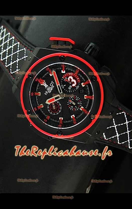 Hublot Big Bang Edition Dwayne Wade Reproduction Montre Suisse Bracelet Noir