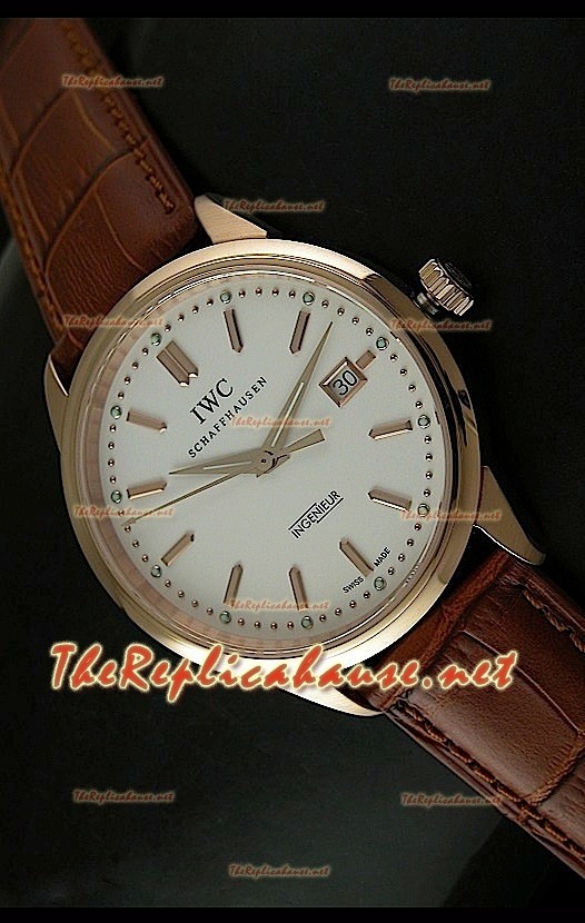 IWC Ingenieur Modified Swiss Replica Montre Boîtier Or Rose