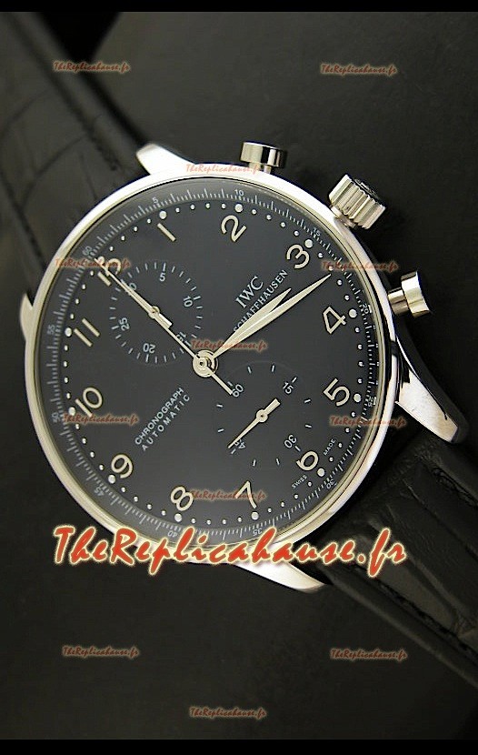 IWC Portuguese Chronographe REPRODUCTION Montre Suisse en Acier Inoxydable Edition REPRODUCTION Exacte 1:1