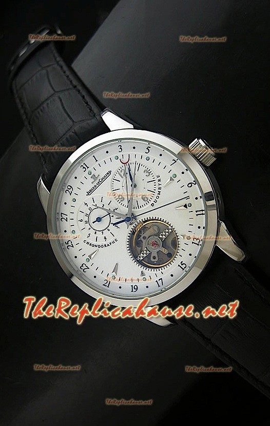 Jaeger LeCoultre Duometre Chronograph Montre en Acier