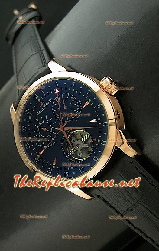 Jaeger LeCoultre Duometre Chronograph Montre en Or Rose