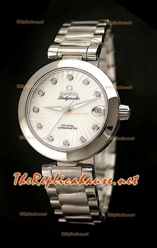 Omega Femmematic Swiss Replica Montre - Réplique à l’Authentique 1 sur 1 avec Cadran Blanc