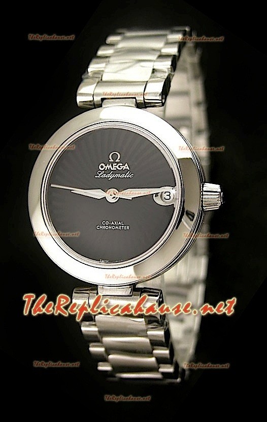 Omega Femmematic Swiss Replica Montre - Réplique à l’Authentique 1 sur 1 avec Cadran Noir