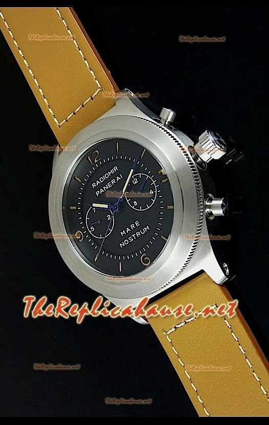 Panerai Mare Nostrum Japanese Montre avec Boîtier en Acier