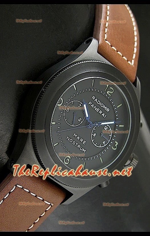 Panerai Mare Nostrum Japanese Montre avec Boîtier PVD