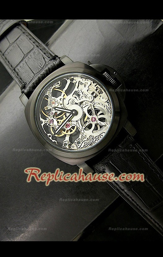 Panerai Luminor PVD Skeleton Swiss Montre